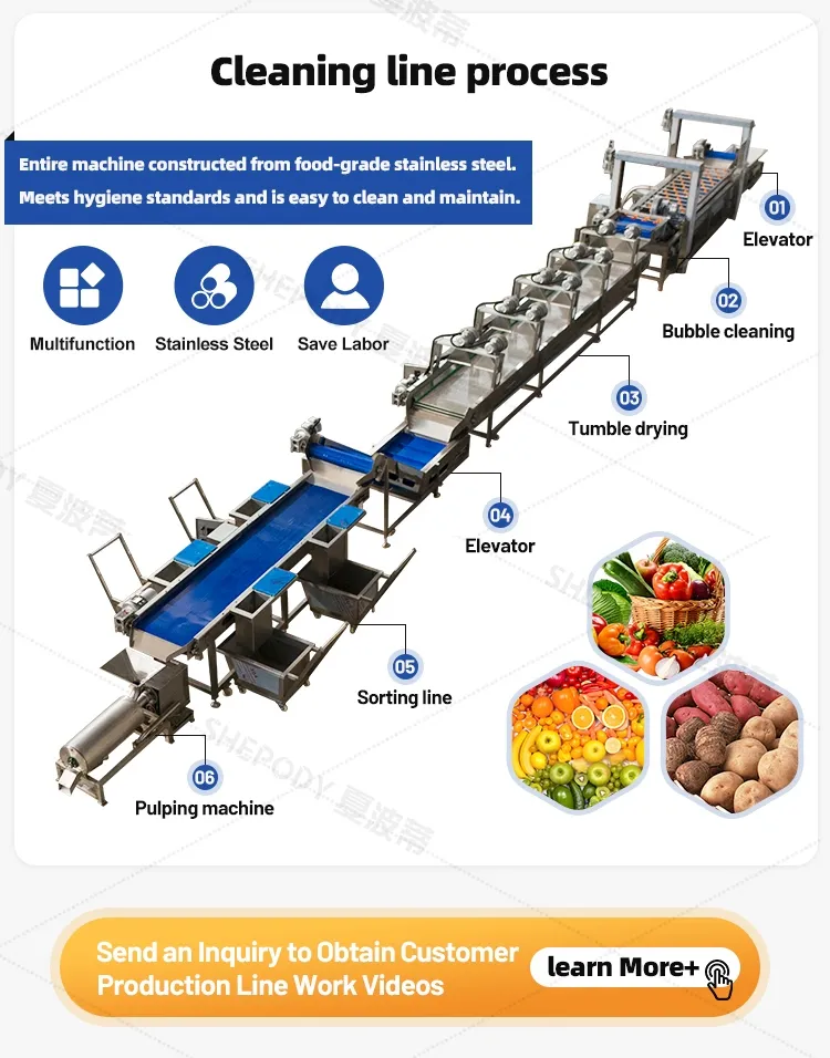 Washing Processing Line Flow