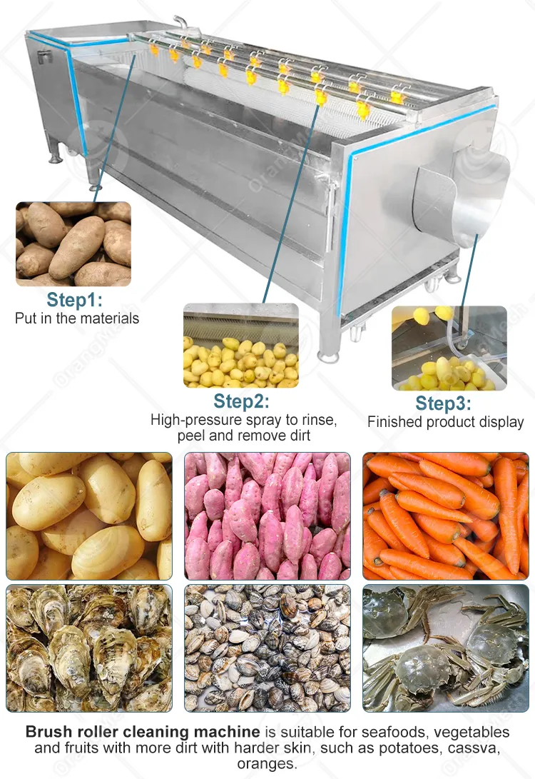 سعة الماء 500liter آلة تنظيف الغسيل بالفقاعات معدات الغسيل منظف الأوزون للفواكه والخضروات السعر