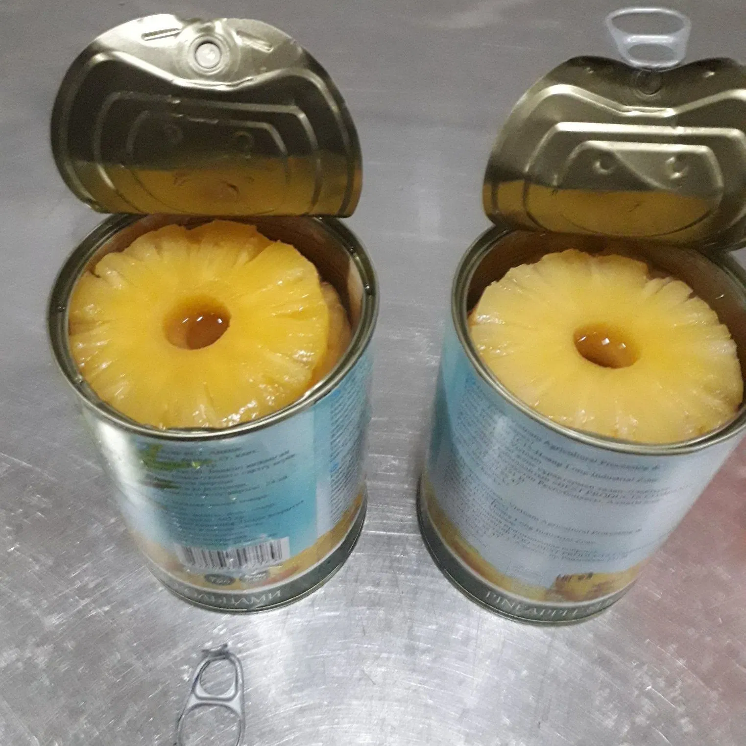 425g فواكه معلبة شرائح أناناس