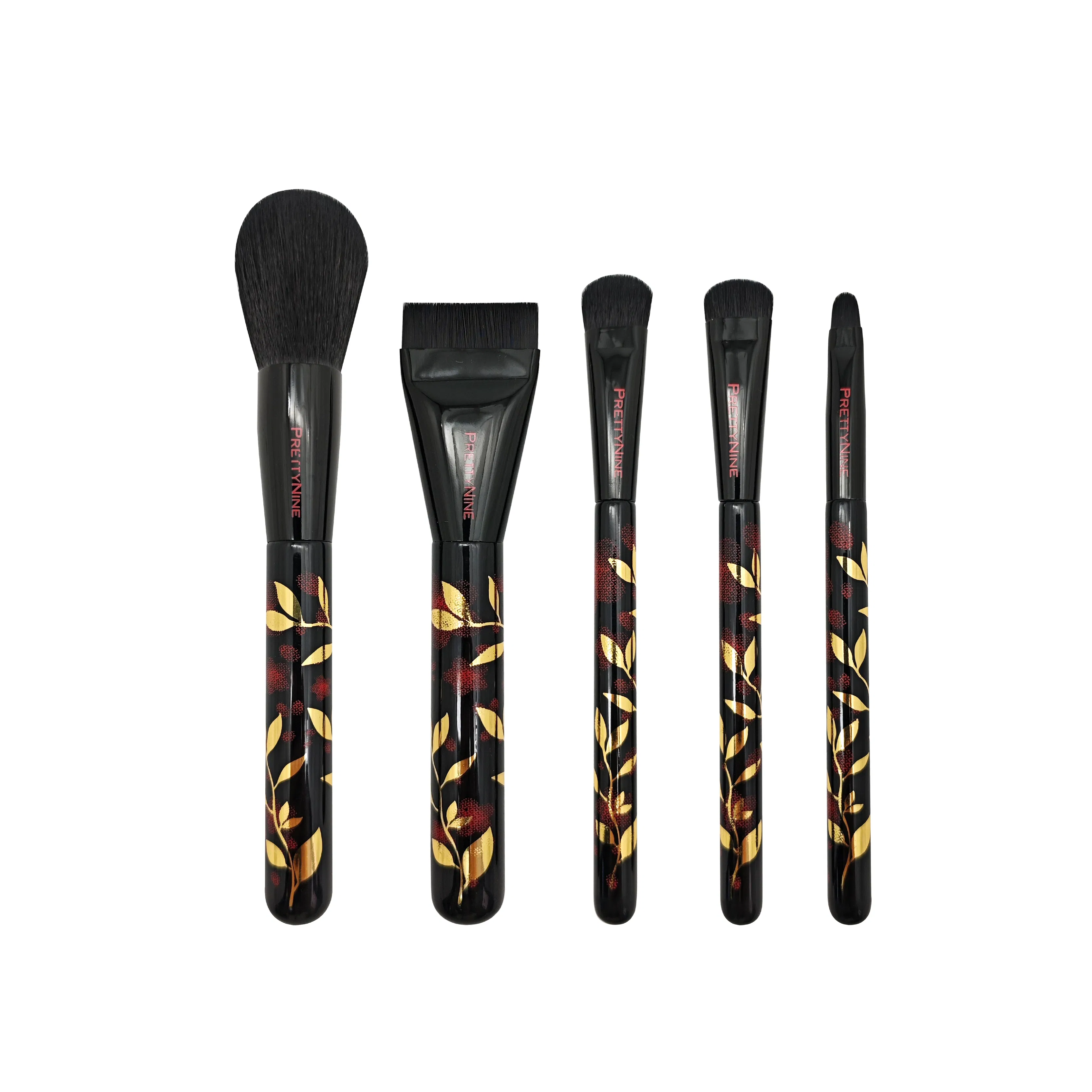 Conjunto de Pincéis de Sombra de Olhos OEM com Logo Personalizado Ferramenta de Maquiagem Profissional Kit por Atacado com Bolsa de Viagem