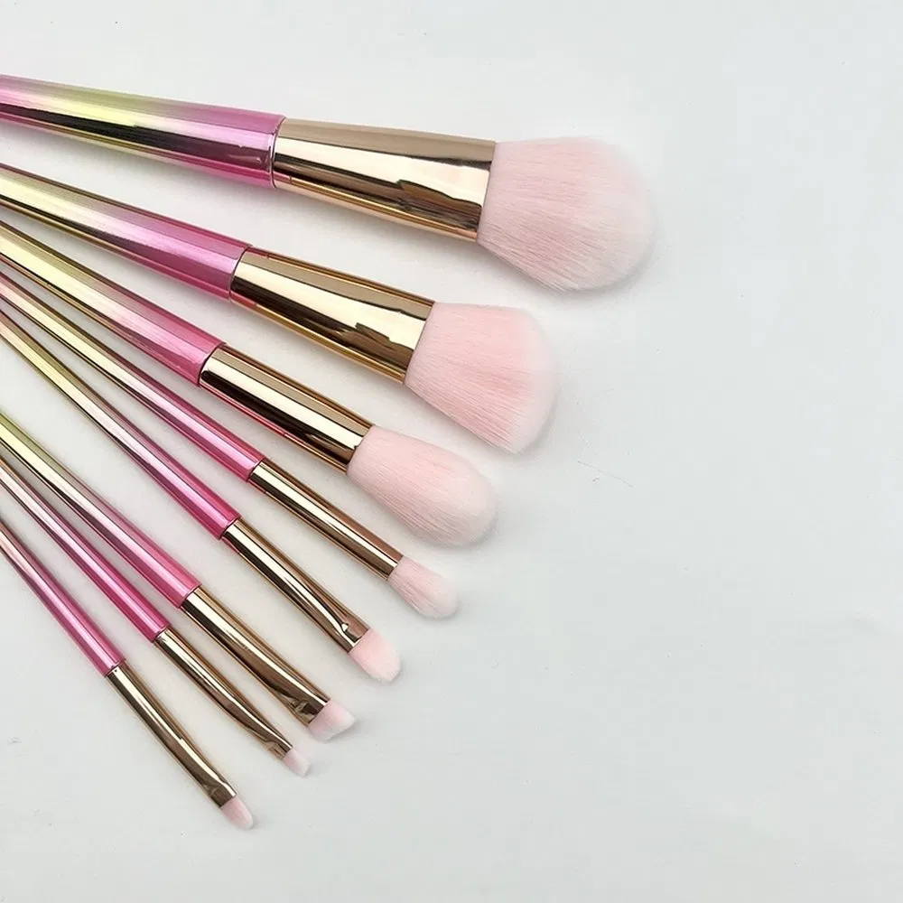 Atacadista de Pincéis de Maquiagem para Cabelo Natural, Pincel de Iluminador sem Queda de Pelos