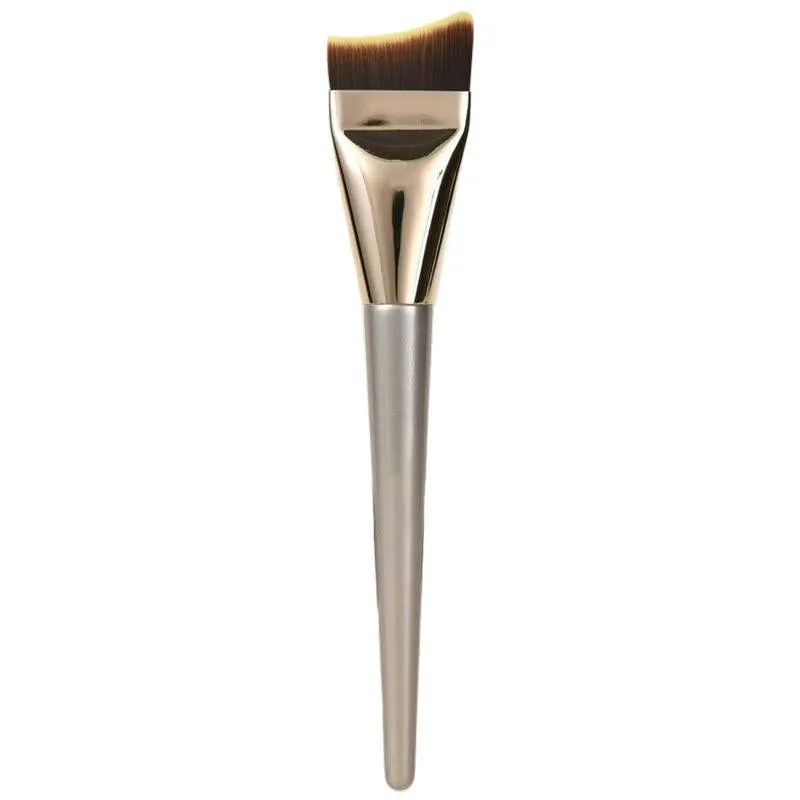 Pincel de Fundação Curvo de Alta Qualidade para Contorno Facial
