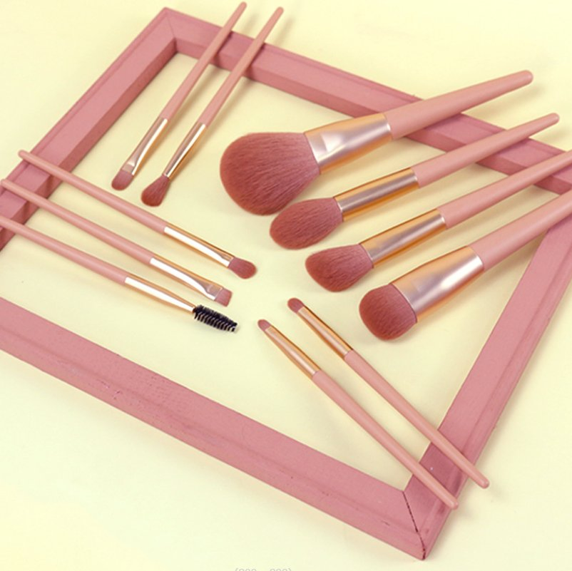 Venda Quente 11 PCS Conjunto de Pincéis de Maquiagem Roxo Profissional para Base em Creme e Pó