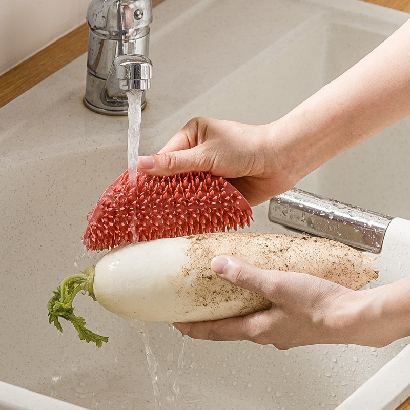 Esponja de Silicone para Lavagem de Louça Purificadora Ferramenta de Limpeza de Cozinha Esg16017