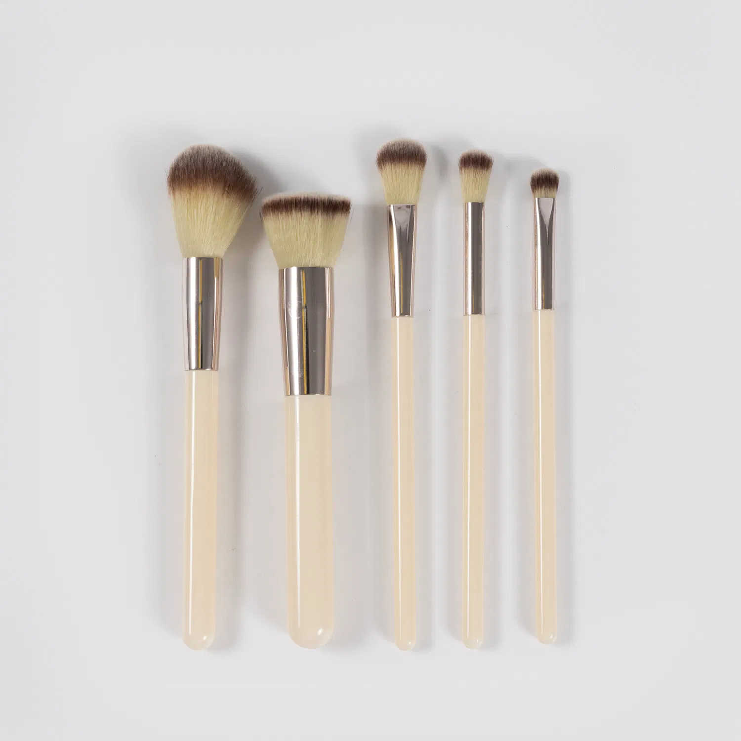 Conjunto de Pincéis de Maquiagem Exquisito, Portátil, Não Propenso a Soltar Pelos, Excelente Poder de Aderência, Fácil de Aplicar