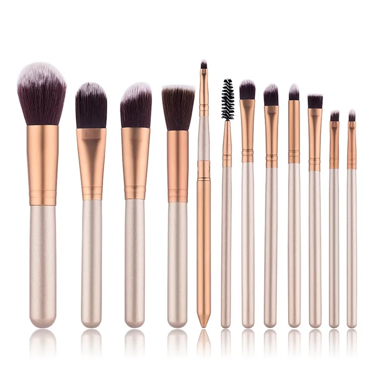 Conjunto de Pincéis de Maquiagem Profissional Multifuncional de Pó de Fundação, Corretivo e Sombra de Olhos de Alta Qualidade e Mais Barato