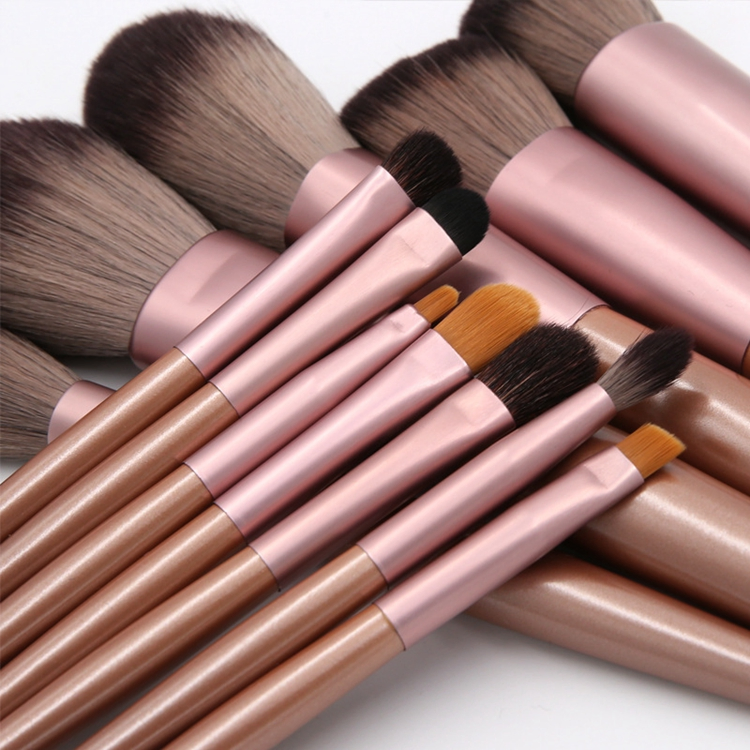 Conjunto de Pincéis de Maquiagem Personalizados de Alta Qualidade Veganos e Cruelty Free Profissionais Pincel Maquiagem 12PCS Atacado de Pincéis de Maquiagem