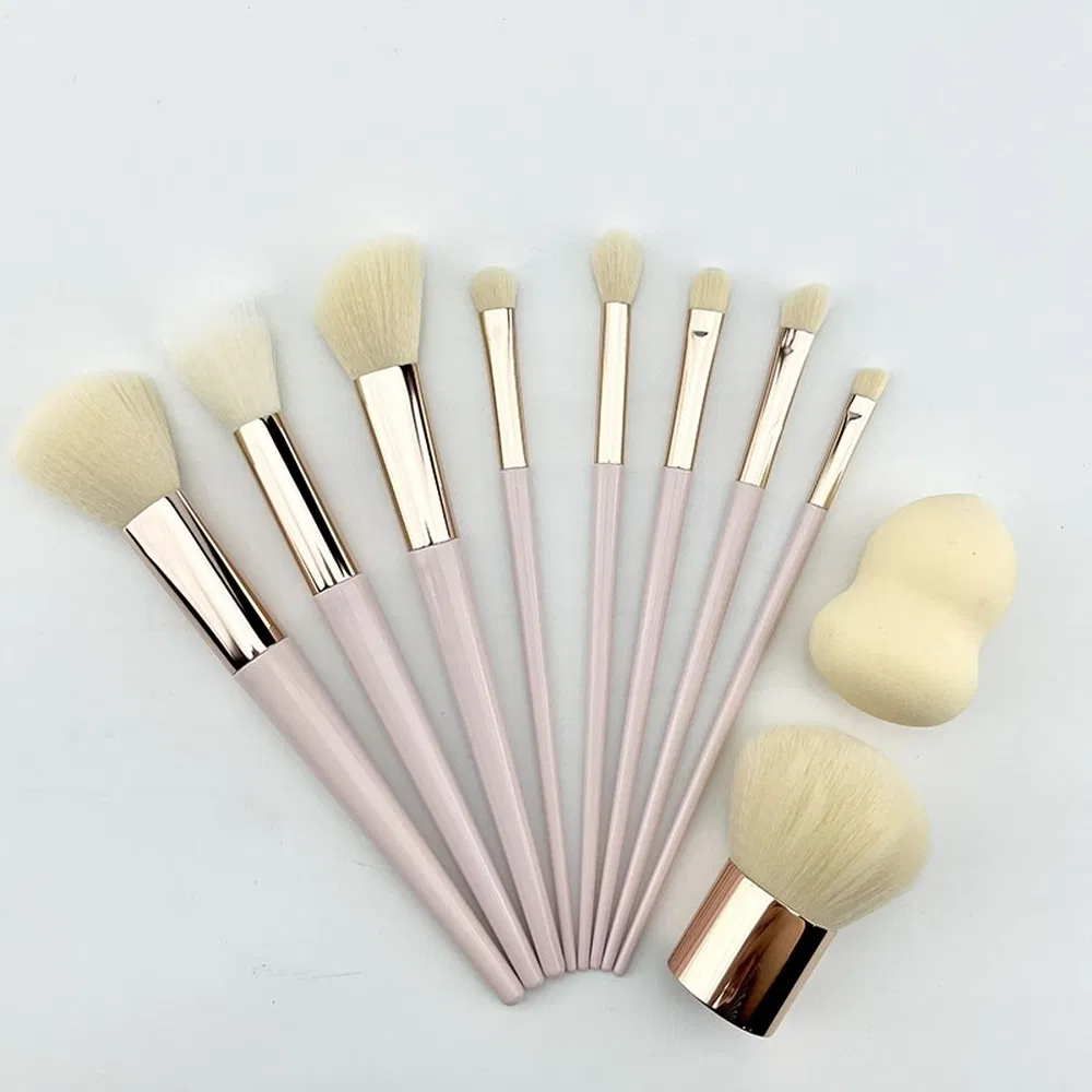 Distribuidor de Conjunto de Pincéis Cosméticos Fashionáveis Pincel Profissional Forma Kabuki Pincel de Maquiagem