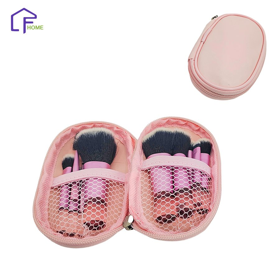 Conjunto de Pincéis de Maquiagem Portátil para Uso Doméstico, Viagem e Salões Profissionais