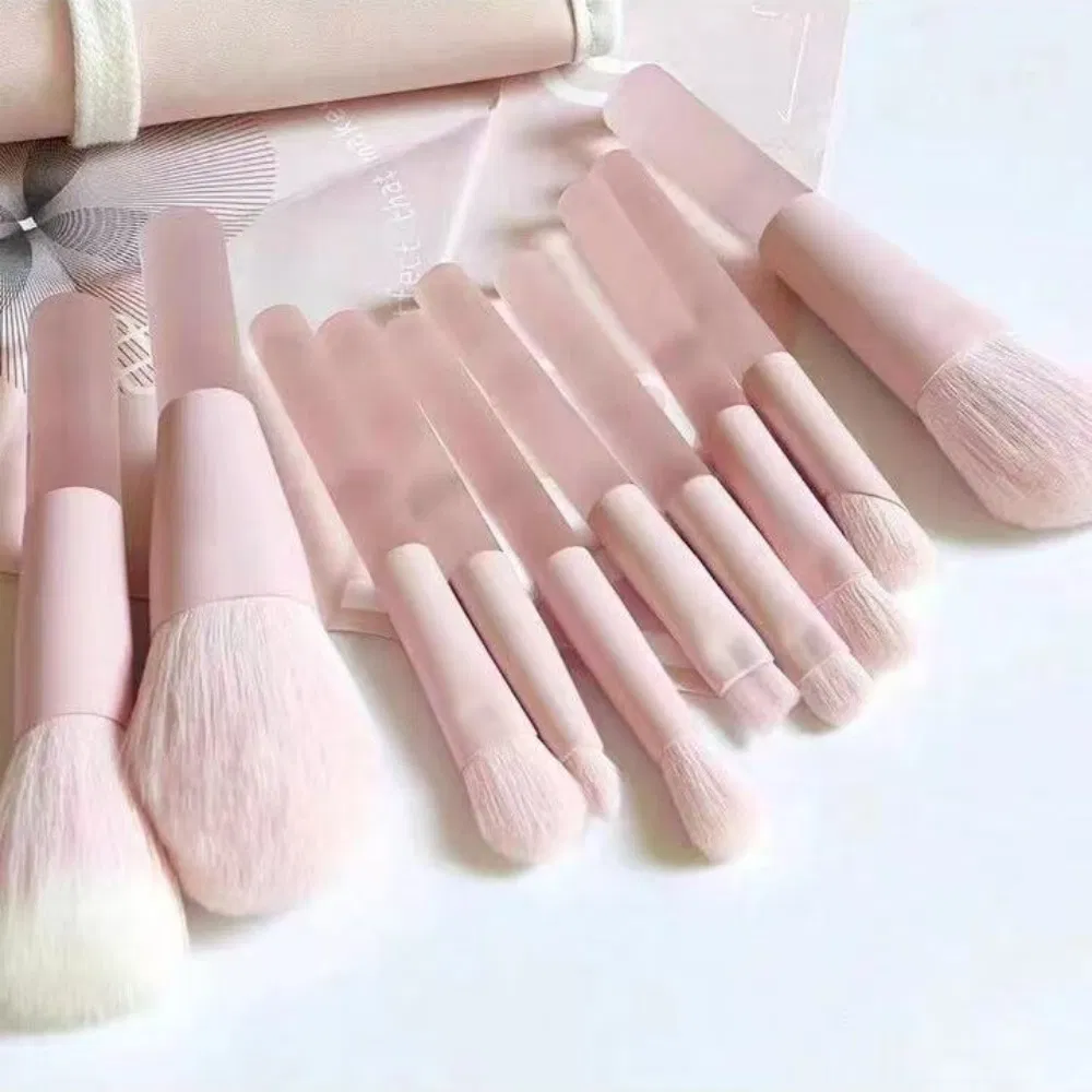 Conjunto de Pincéis de Maquiagem Beautichen 10PCS – Pincéis Cosméticos de Cerdas Sintéticas Macias para Base, Mistura, Sombra, Contorno e Maquiagem Facial