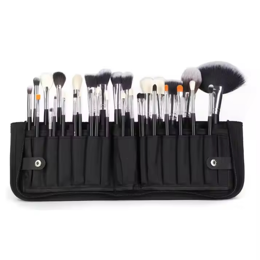 Conjunto de Pincéis de Maquiagem para Sombra de Olhos de Luxo 32 em Forma de Leque