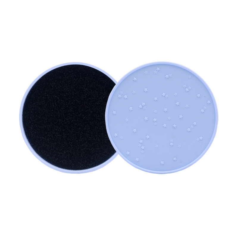 2 em 1 Limpador de Pincéis de Maquiagem de Silicone Tapete de Limpeza Seco e Molhado Almofada de Limpeza Cosmética Ferramentas de Lavagem de Beleza