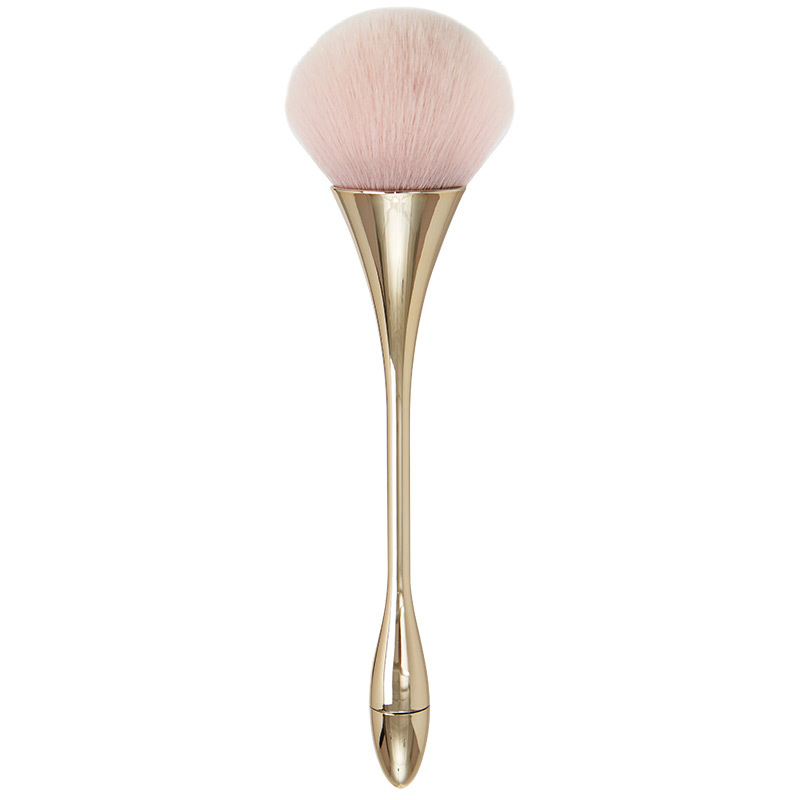 Novo Pincel de Maquiagem Dourado: Pequena Ferramenta de Blush em Pó Solto