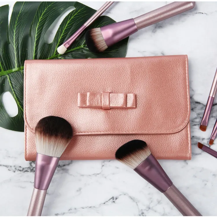Pincéis de Maquiagem Personalizados de Alta Qualidade 12PCS Conjunto de Pincéis de Maquiagem Sintéticos Premium para Base, Pó, Blush e Sombra com Etiqueta Privada