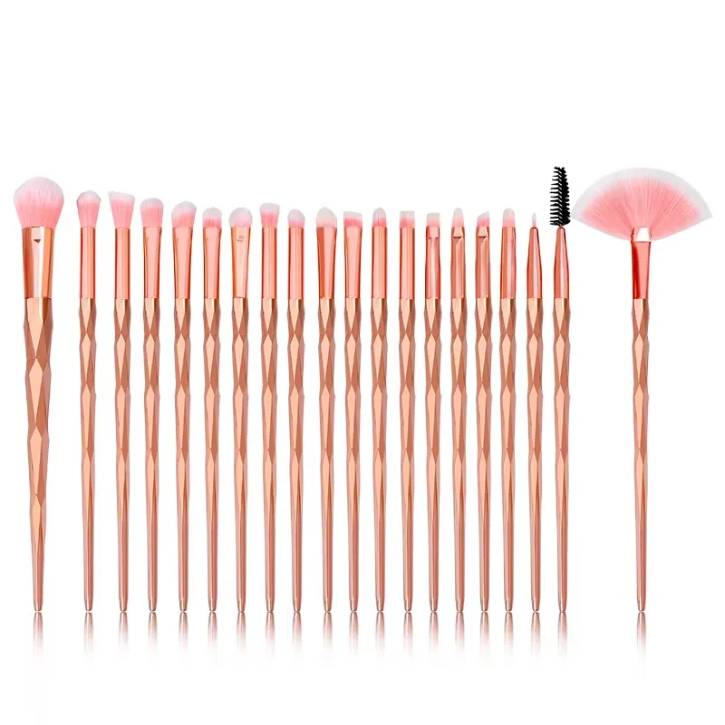 Conjunto de Pincéis de Maquiagem para Olhos com Brilho para Mulheres