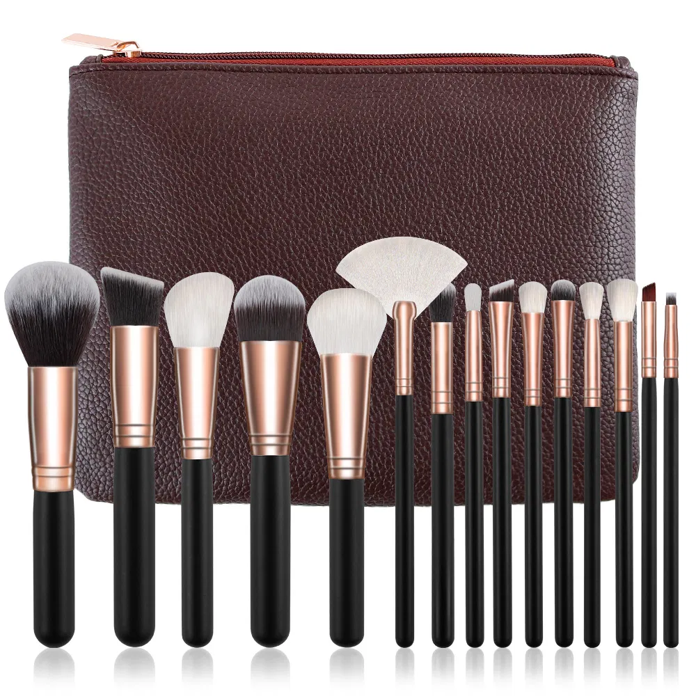 Multi Functional Eye and Face Synthetic Makeup Brush Wholesale Set