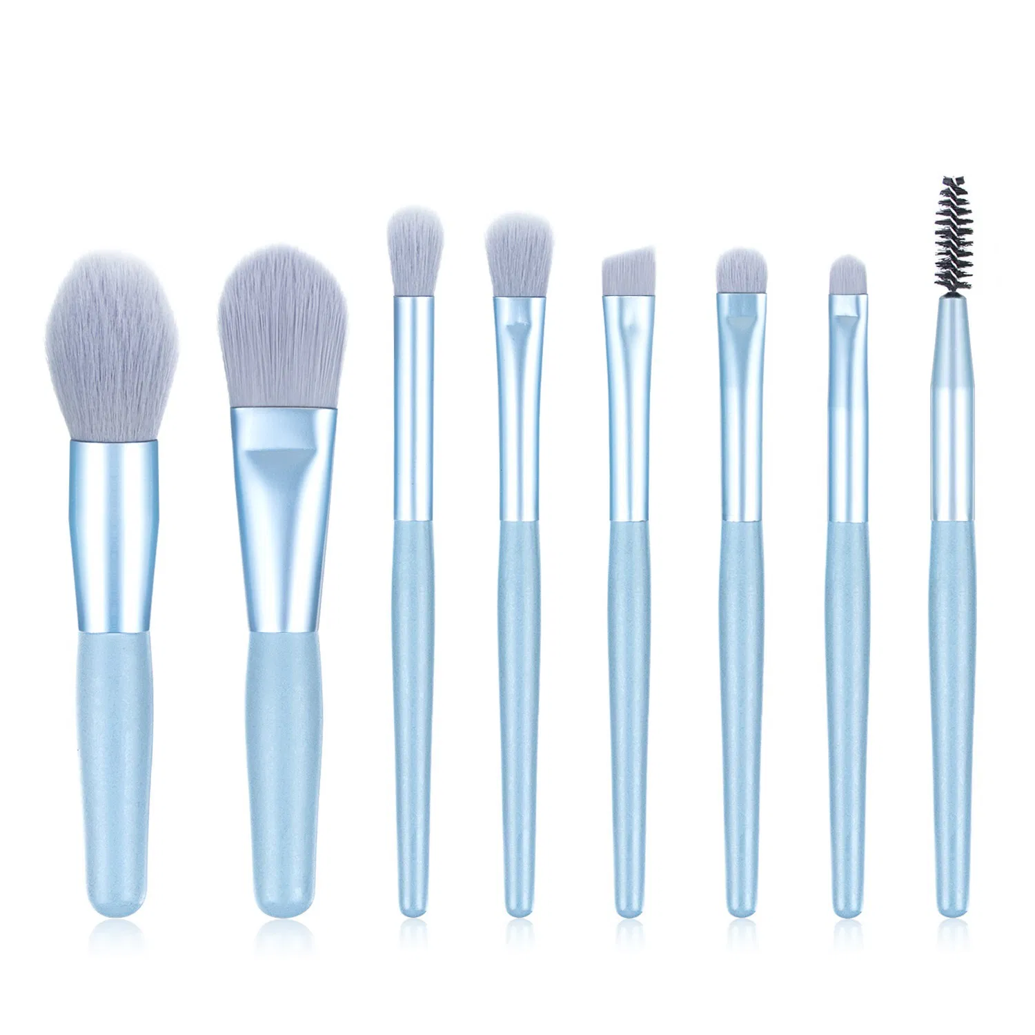 8PCS Quatro Cores Qualidade Profissional 2020 Conjunto de Pincéis de Maquiagem