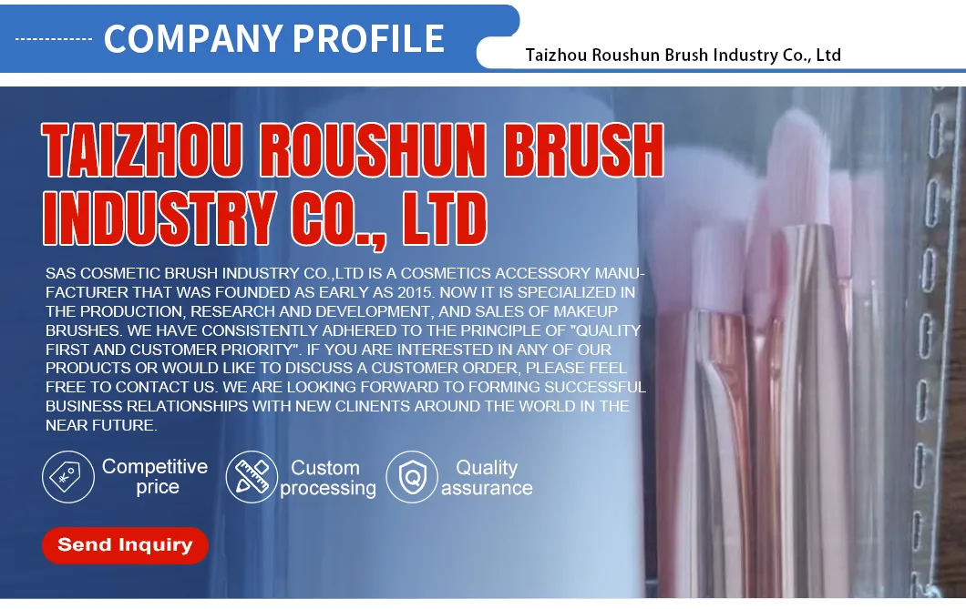 Conjunto de Pincéis de Maquiagem Essenciais de Luxo Rosa