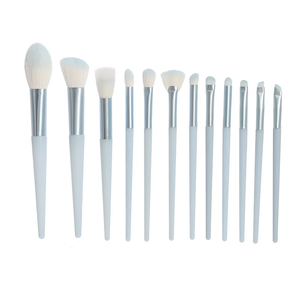 Luxury Face with Soft Synthetic Hair Makeup Brush Set