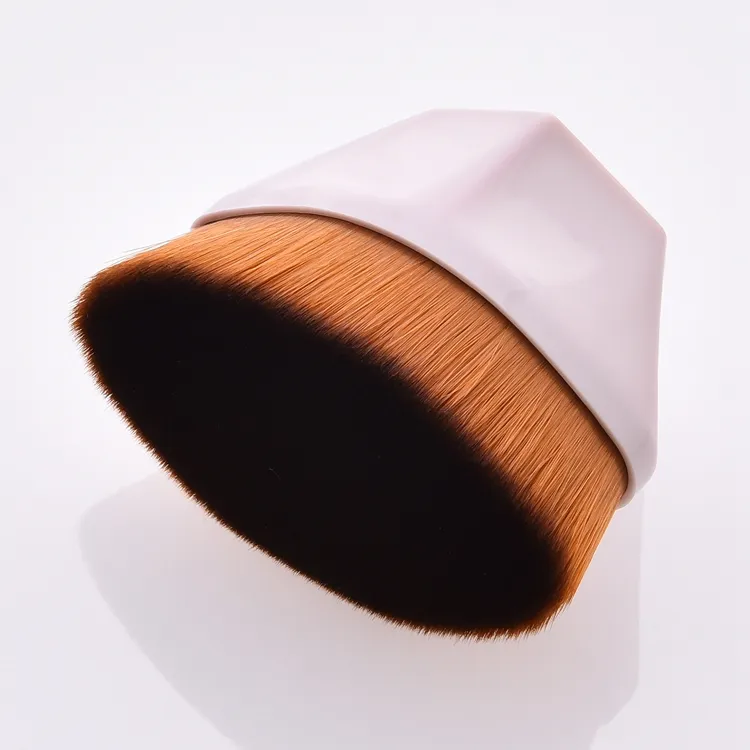 Pincel de Maquiagem Flat Top Kabuki Hexagonal para Blush 4