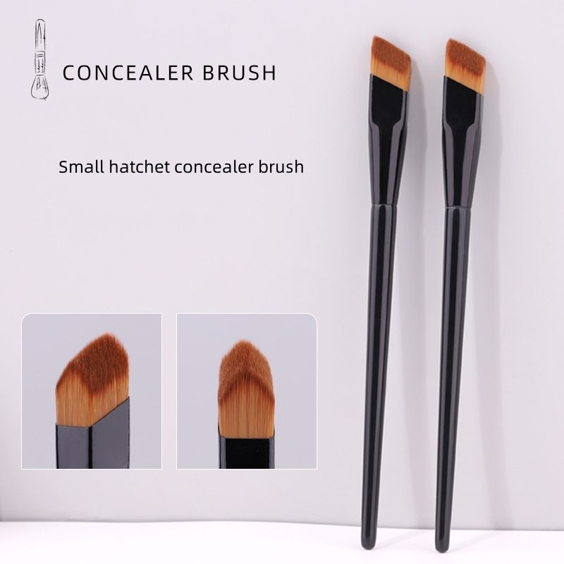Multifunctional Single Makeup Brushes Vegan Hair Angled Concealer Cosmetic Brush
