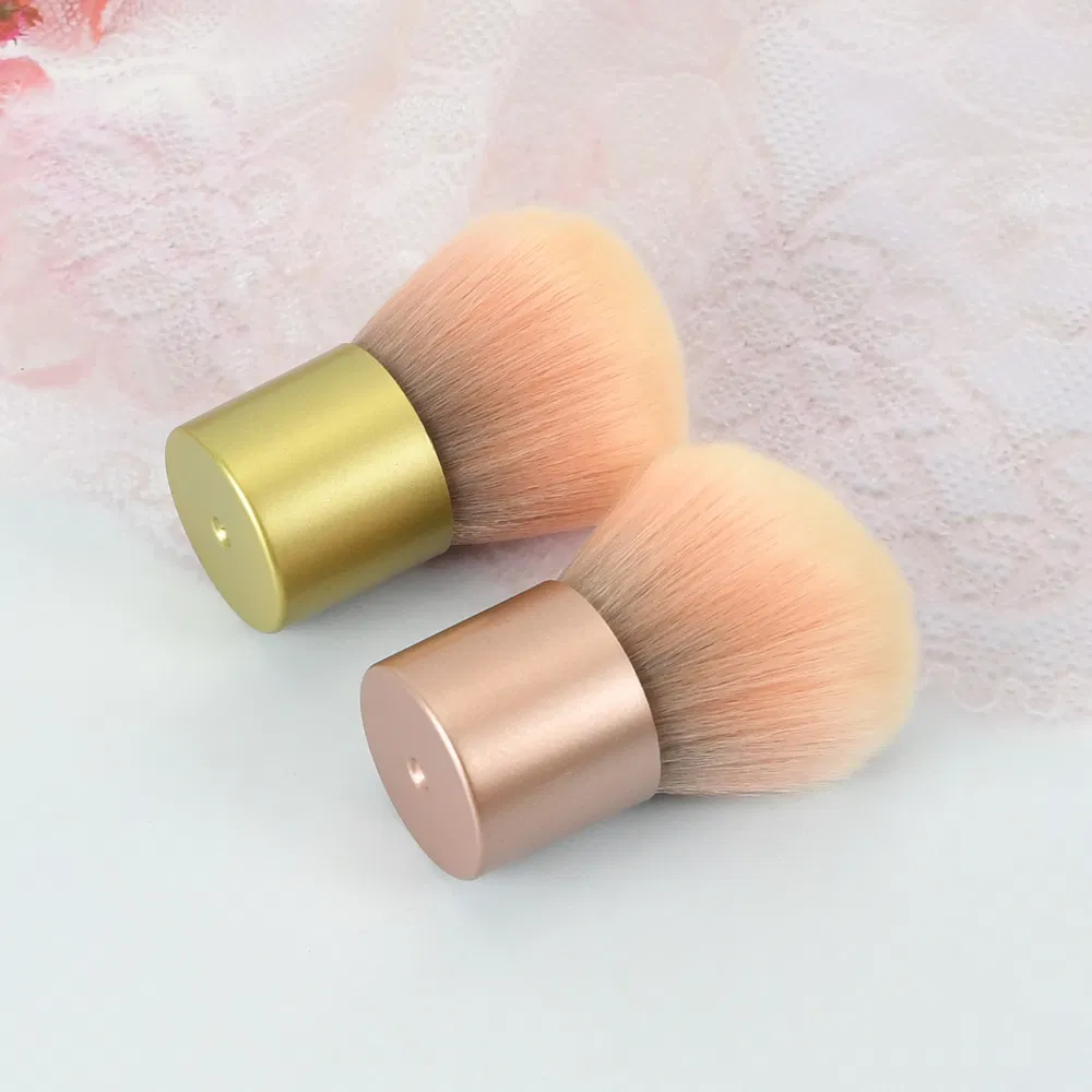 Pó de Mistura Corretivo Blush Pincel Kabuki Único Maquiagem Ferramenta de Cuidado Facial Cosmético para Unhas