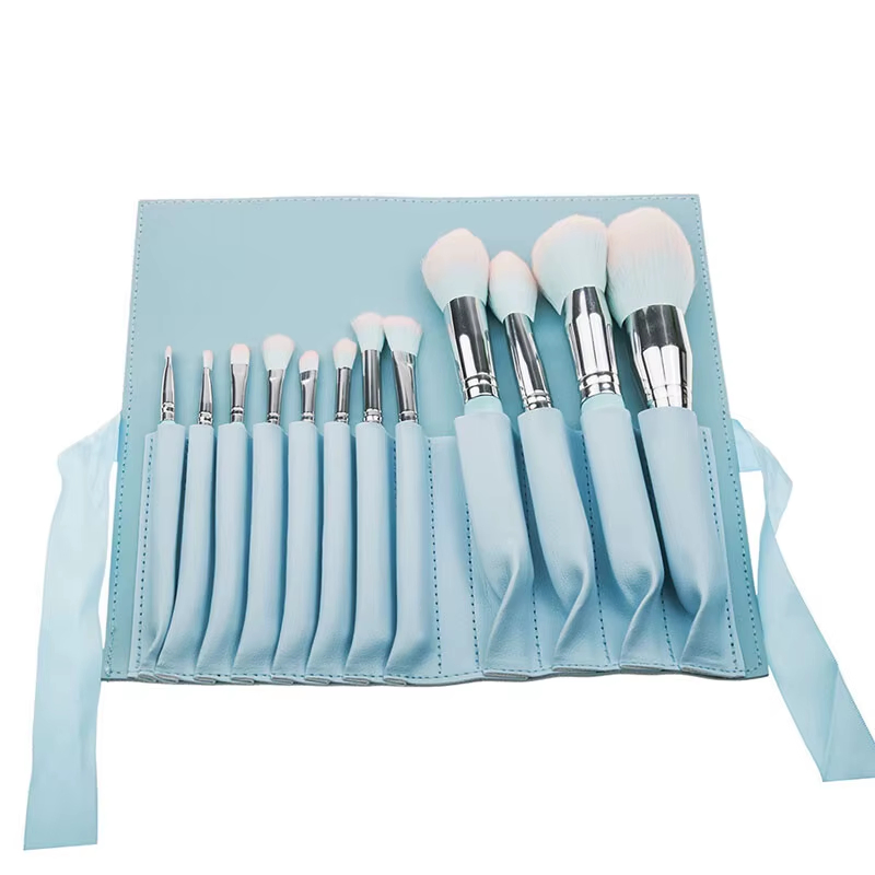 Pincéis de Maquiagem de Luxo de Cabelo de Cabra de Alta Qualidade com Etiqueta Privada Personalizada OEM