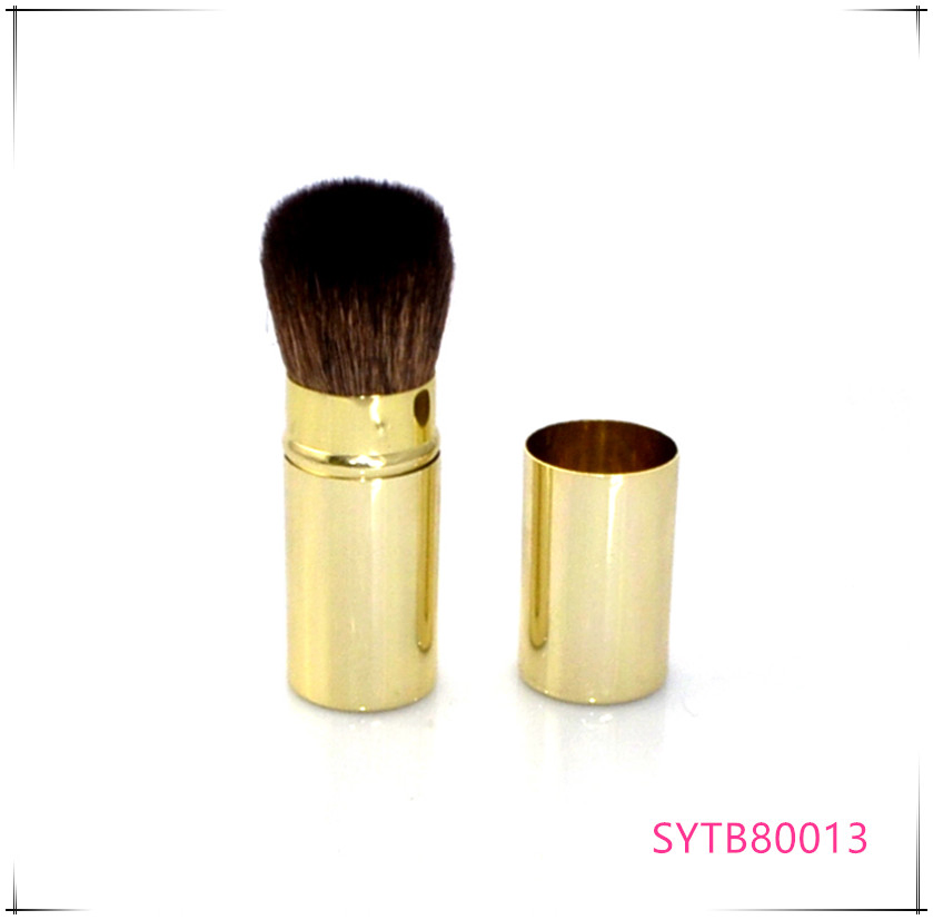 Pincel de Blush em Metal Profissional para Maquiagem em Pó
