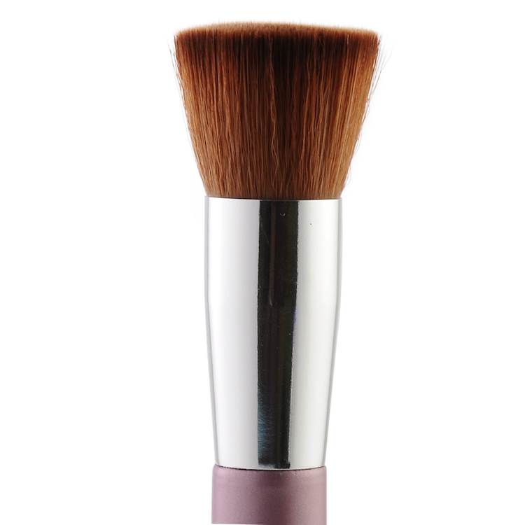 Pincel de Maquiagem para Base Pincel Kabuki de Topo Plano para Mistura de Líquido, Creme, Polimento, Aplicação, Corretivo ou Pó Cosmético Sem Falhas