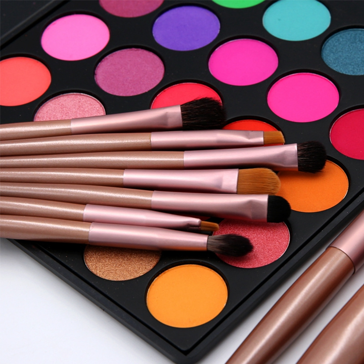 Conjunto de Pincéis de Maquiagem Personalizados de Alta Qualidade Veganos e Cruelty Free Profissionais Pincel Maquiagem 12PCS Atacado de Pincéis de Maquiagem