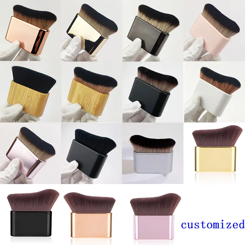 Pincel Aplicador de Corpo Kabuki Grande Tamanho para Maquiagem de Base Personalizado