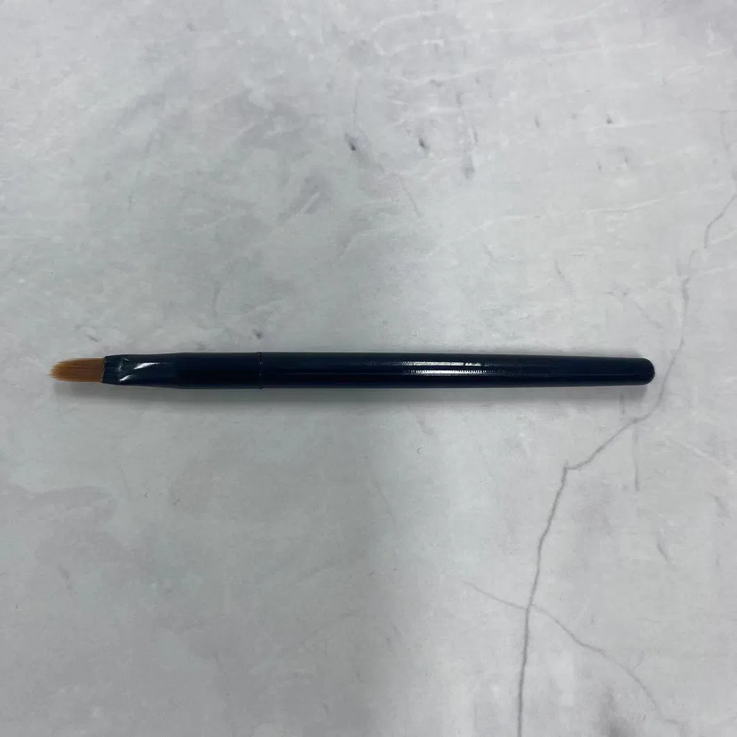 Conjunto de Pincéis de Maquiagem para Sombra de Olhos, Sobrancelha e Corretivo com Pincéis de Plástico Pequenos e Angulados
