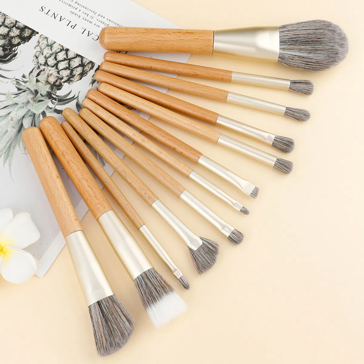 Mini Pocket Travel Friendly Synthetic Cosmetic Makeup Brush Set