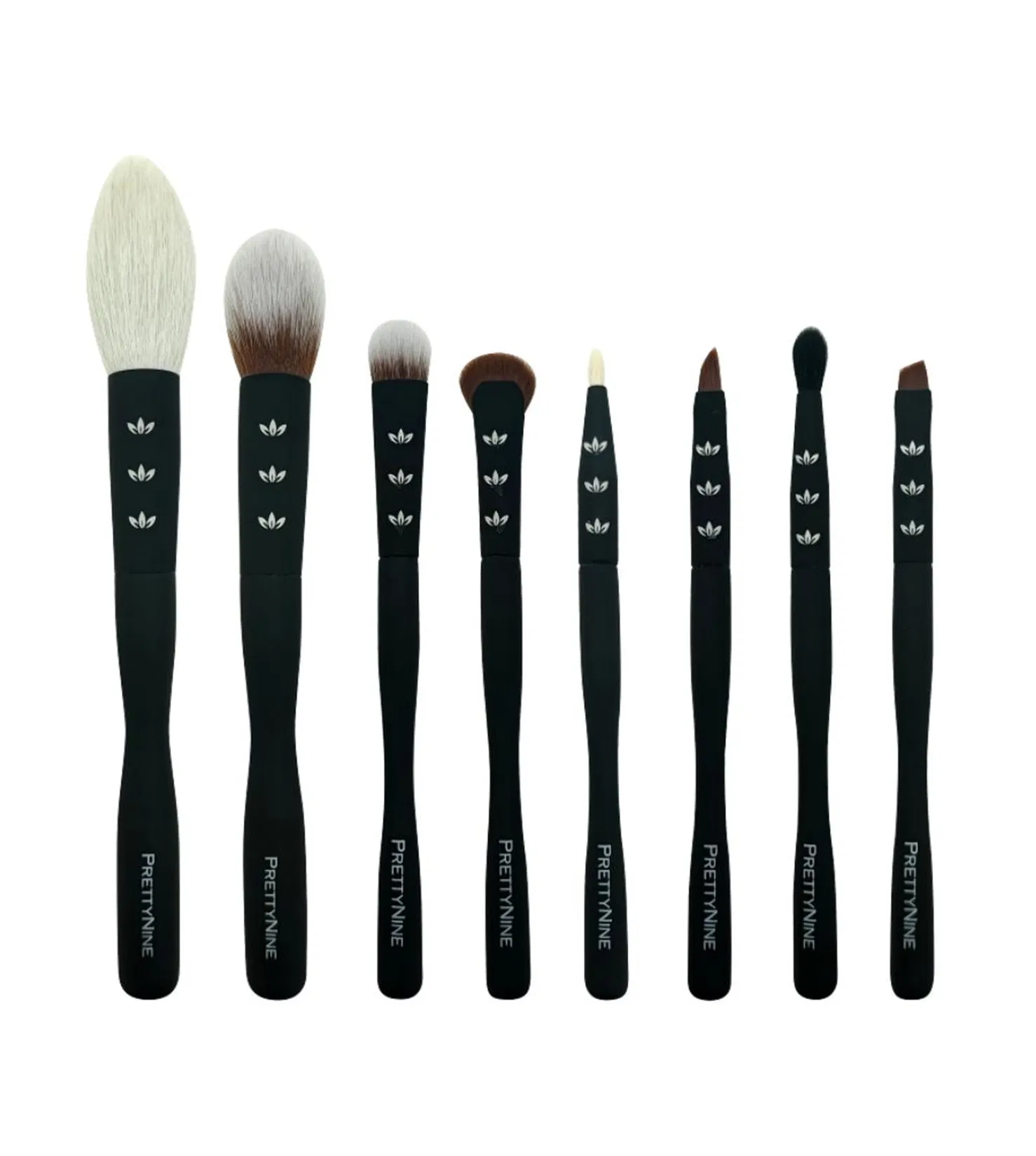 Conjunto de Pincéis de Maquiagem Ecológicos e Práticos para Vidas Ocupadas