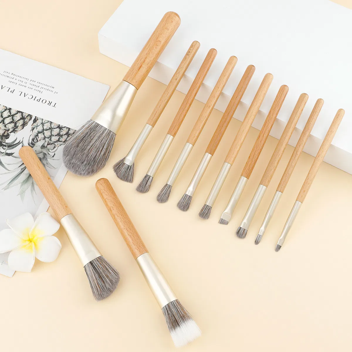 Mini Pocket Travel Friendly Synthetic Cosmetic Makeup Brush Set