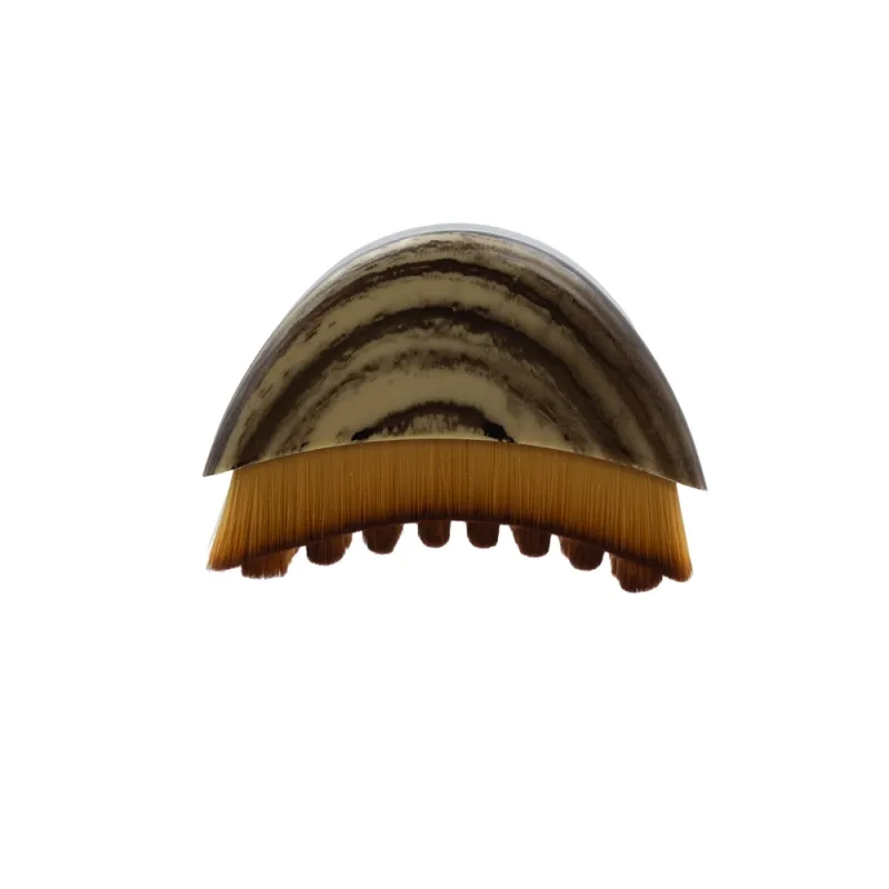 Escova de Contorno Linfático para o Rosto, uma escova para contorno facial e massagem linfática
