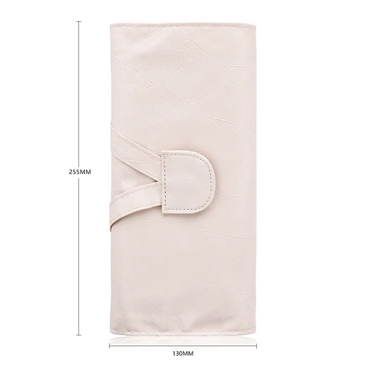 Conjunto de Pincéis de Maquiagem Premium com Cerdas Sintéticas e Livre de Crueldade para Mistura de Base, Blush, Corretivo, Sombra, Inclui Bolsa de Maquiagem de Viagem, Champagne