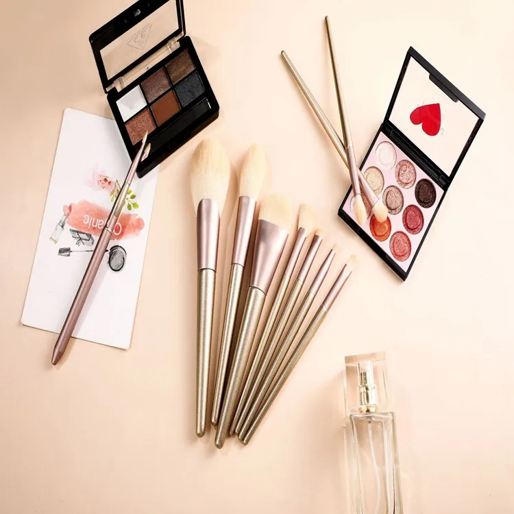 Conjunto de Pincéis de Maquiagem Veganos 10PCS