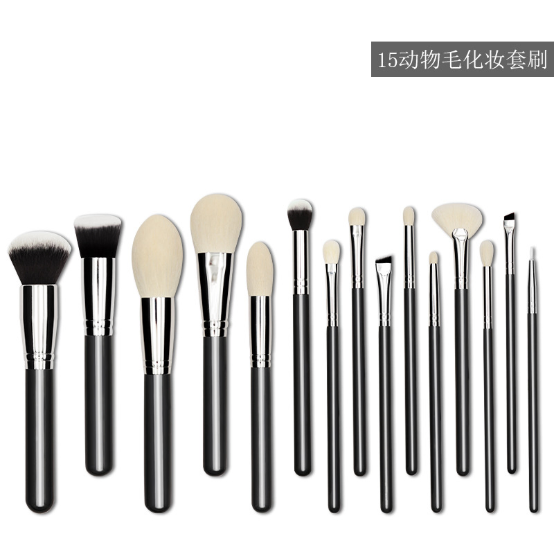 Complete seu kit de maquiagem com pincéis premium: conjunto essencial de pincéis para iluminador