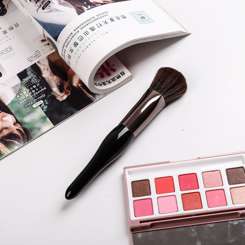 Pó Blush Solto Vegano Único com Pincel Kabuki