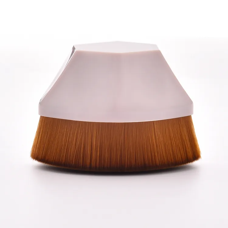 Pincel de Maquiagem Flat Top Kabuki Hexagonal para Blush 5