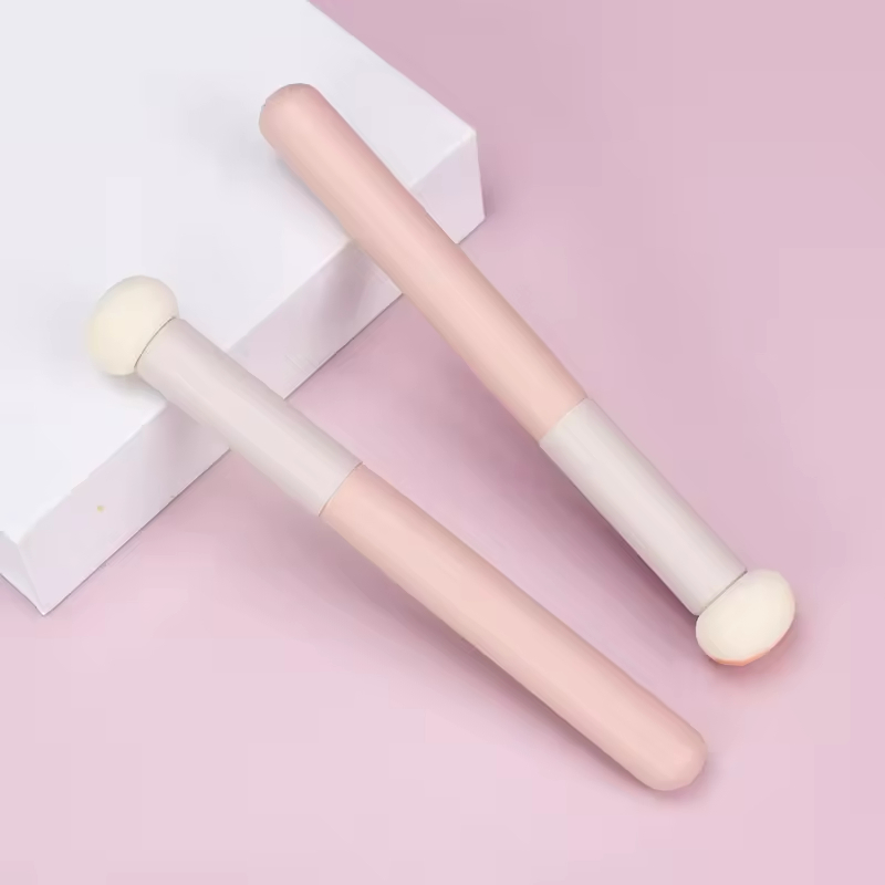 Pincel de Maquiagem Matte com Cabeça de Esponja em Forma de Pequeno Pão Cozido a Vapor