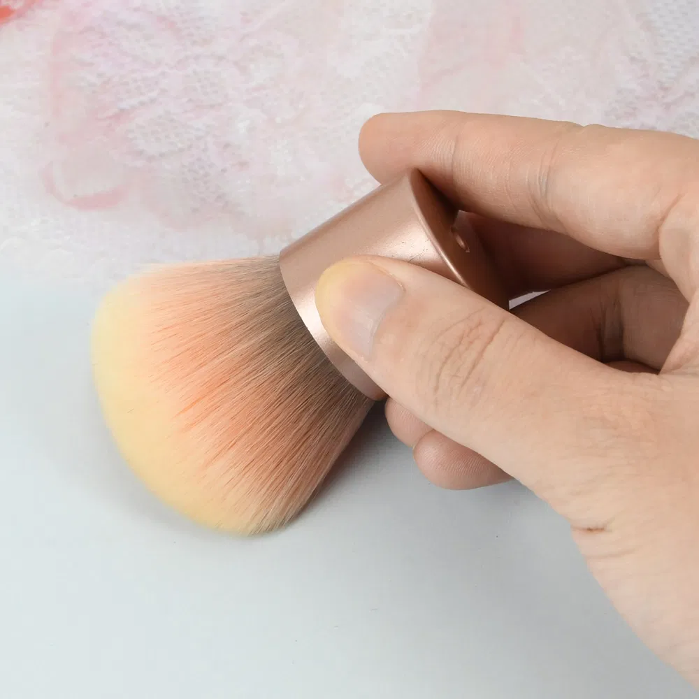 Pó de Mistura Corretivo Blush Pincel Kabuki Único Maquiagem Ferramenta de Cuidado Facial Cosmético para Unhas