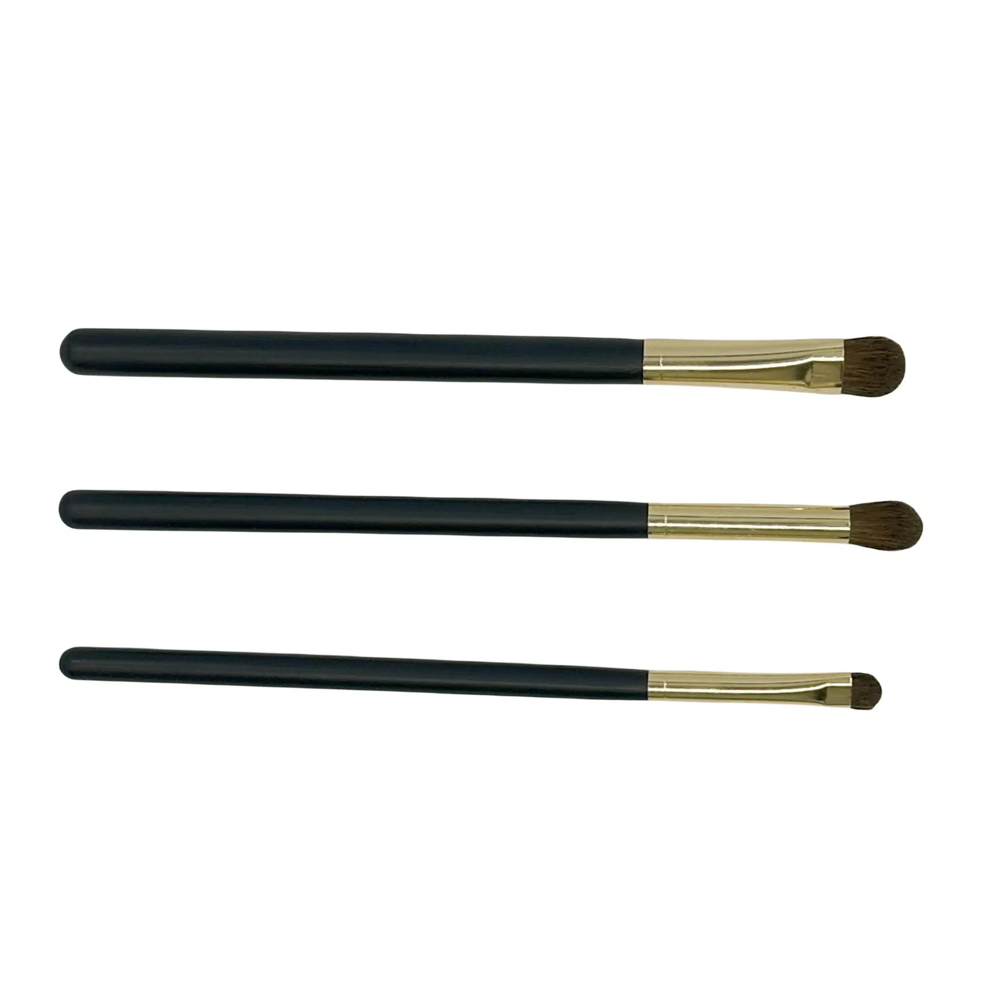 3PCS Pincel de Sombra para Olhos de Cabelo de Pônei Básico Pincel de Fundação de Maquiagem de Cabelo Animal