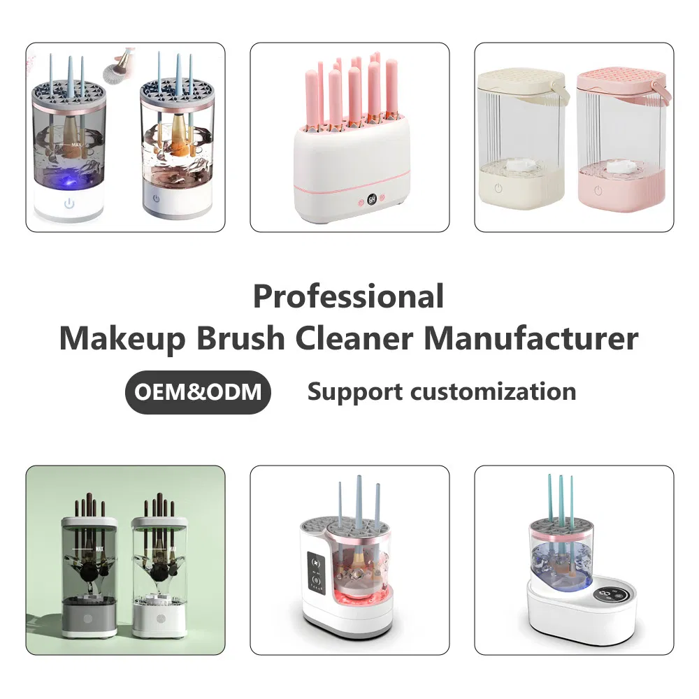 Limpeza Elétrica em 3 Máquina de Secar Automática para Limpeza de Esponjas e Pincéis de Maquiagem por Atacado