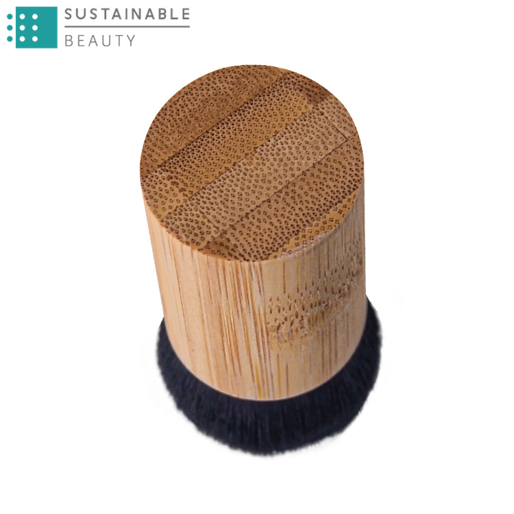 Conjunto de Pincéis de Maquiagem Sintéticos de Cabelo Natural para Olhos Coloridos, Sobrancelhas, Ferramentas de Pó em Granulado Rosa Dourado, Roxo e Preto