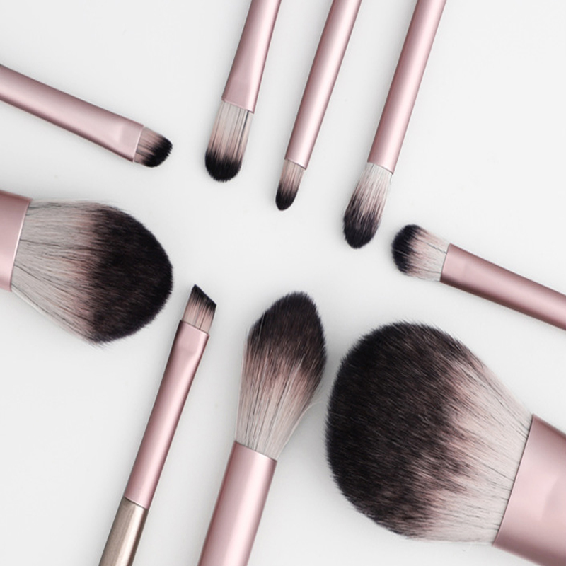 Conjunto de Pincéis de Maquiagem para Rosto em Pó, Blush e Sombras para Olhos em Sintético Premium Atacado