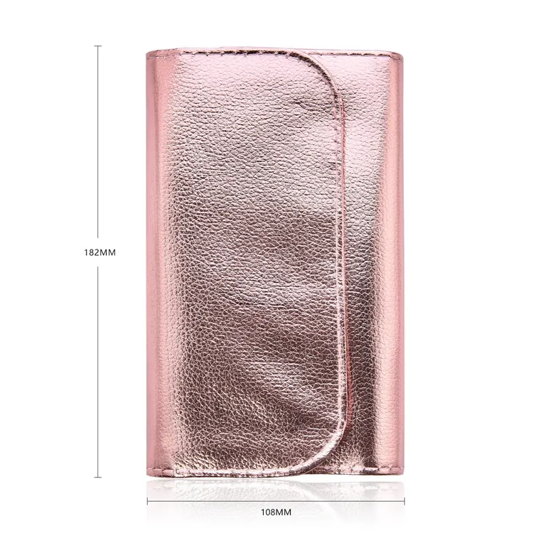 10PCS Conjunto de Pincéis Profissionais Personalizado com Cabo de Cristal Pincéis de Maquiagem para Rosto, Base e Olhos com Cerdas Pretas