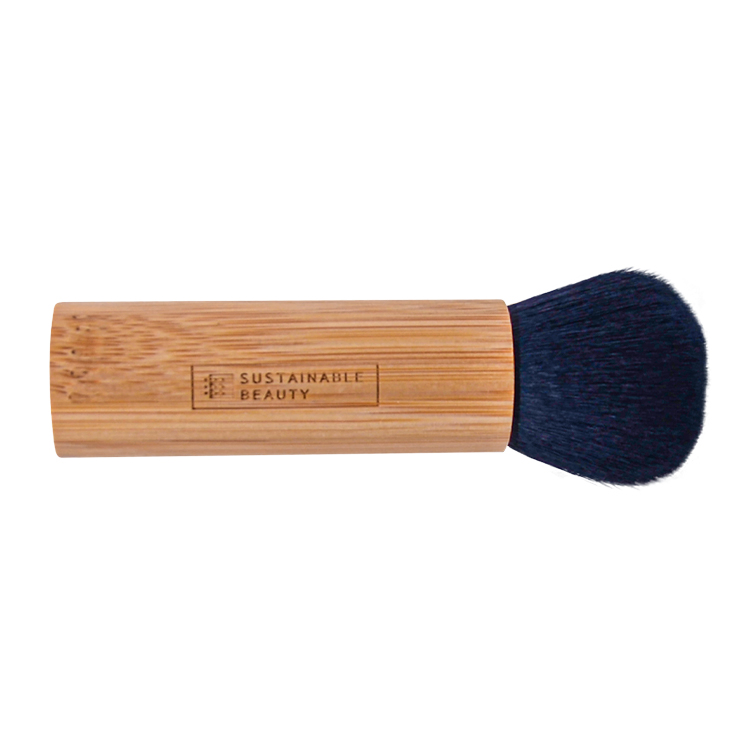 Conjunto de Pincéis de Maquiagem Docolor para o Rosto em Bambu Multifuncional, Vegano, Livre de Crueldade, com Pelo de Raposa e Cabelo de Cabra, Roxo