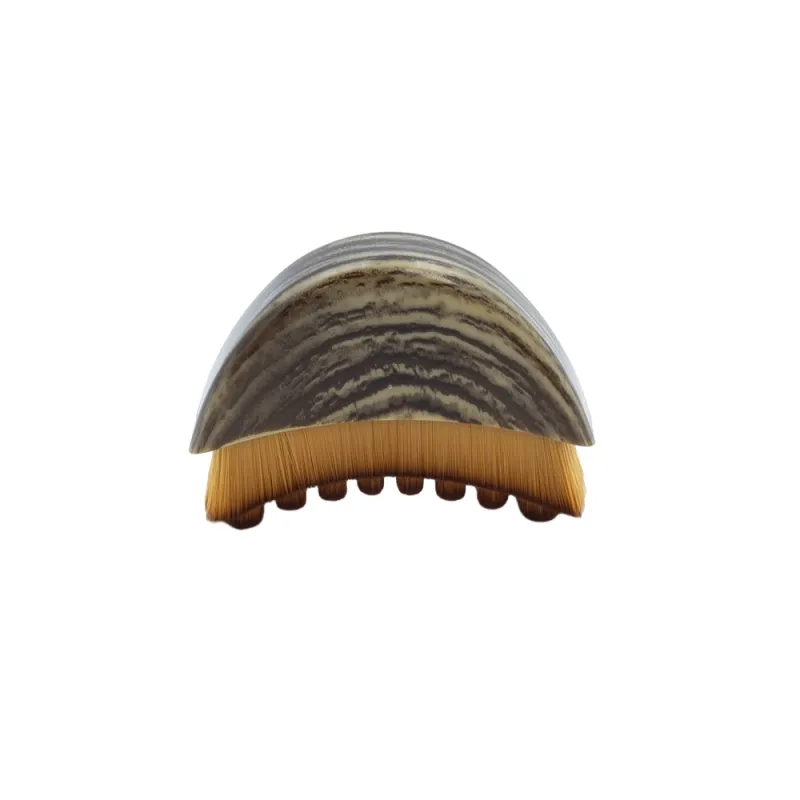 Escova de Contorno Linfático para o Rosto, uma escova para contorno facial e massagem linfática